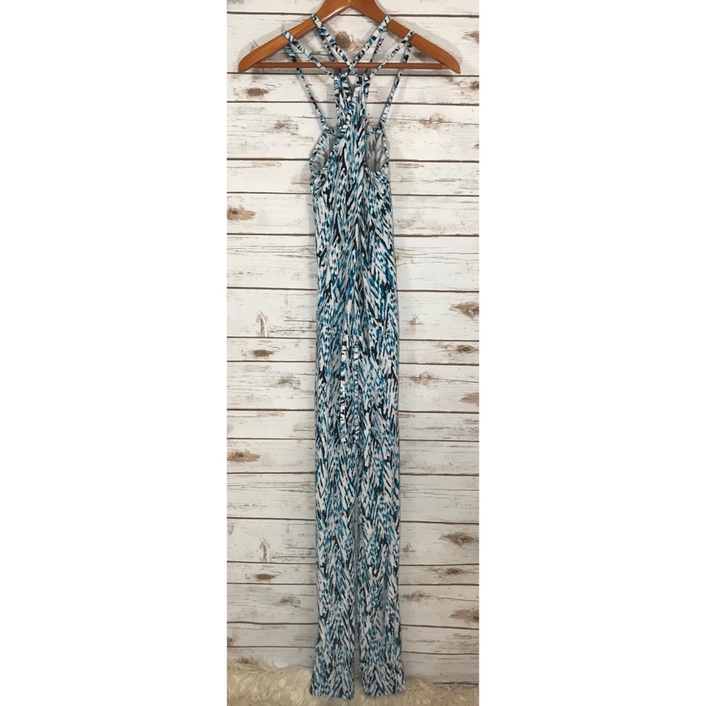 BLUE STRETCHY JUMPSUIT SIZE MEDIUM